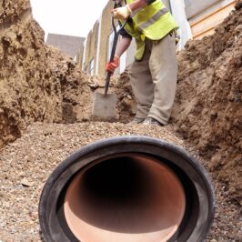 How to install a clay drainage system Image