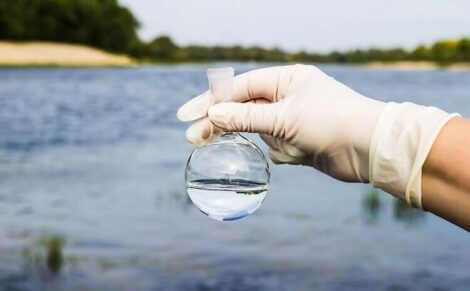 water quality optimised in beaker